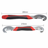 Adjustable Flexsteel 2PC Multi-Function Universal Wrench Set Snap and Grip Wrench Set 9-32MM