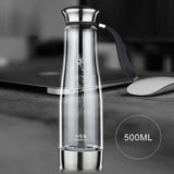 500ML Hydrogen Rich Ionizer Glass Water Bottle