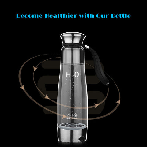 500ML Hydrogen Rich Ionizer Glass Water Bottle