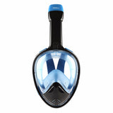 full face diving mask 180 degree wide view snorkel