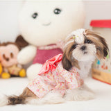 Clothing Dog Dress Clothes Floral Japanese Kimono Bow Tie