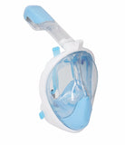 2017 Qiiwi New Arrival Snorkel Mask Full Face Design Snorkeling Diving Mask Anti-fog and Anti-leak Technology Water Sports