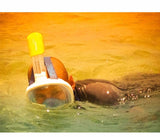 2017 Qiiwi New Arrival Snorkel Mask Full Face Design Snorkeling Diving Mask Anti-fog and Anti-leak Technology Water Sports