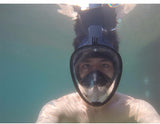 2017 Qiiwi New Arrival Snorkel Mask Full Face Design Snorkeling Diving Mask Anti-fog and Anti-leak Technology Water Sports