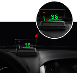 Universal 4 Inch Car HUD Head Up Display OBD II