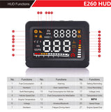 Universal 4 Inch Car HUD Head Up Display OBD II