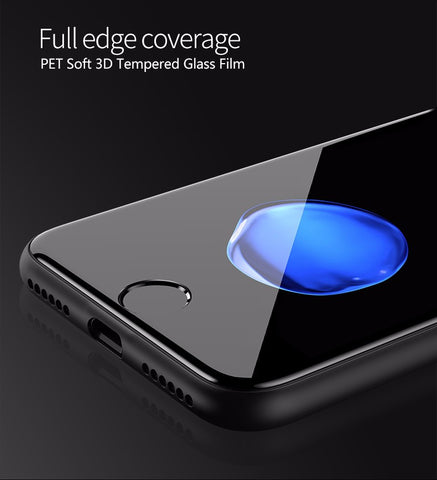 iphone 6s Screen Protector 3D soft edge full cover Tempered Glass For iphone 6 6s plus Seamless covering Anti Glare