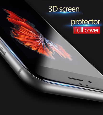 iphone 6s Screen Protector 3D soft edge full cover Tempered Glass For iphone 6 6s plus Seamless covering Anti Glare