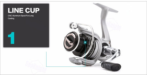 100% Original Mitchell 16 AVRZT 1000 2000 Spinning Fishing Reel 8BB 5.4:1 Oil felt drag Carp fishing Gear Freshwater