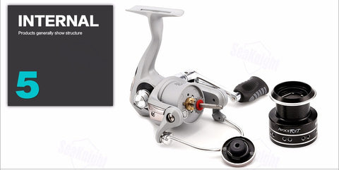 100% Original Mitchell 16 AVRZT 1000 2000 Spinning Fishing Reel 8BB 5.4:1 Oil felt drag Carp fishing Gear Freshwater