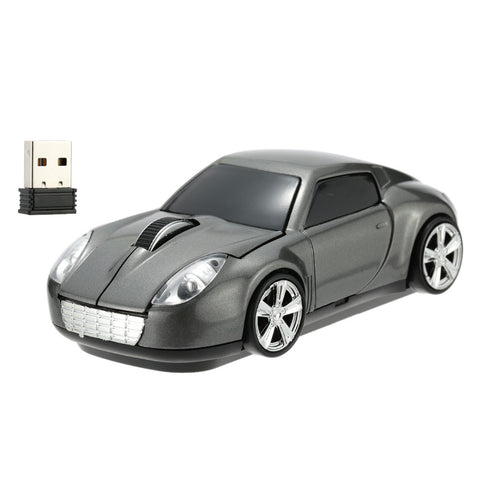 2.4GHz Wireless Mouse/Mice Racing Car Shaped Optical USB Mouse 3D Buttons 1000 DPI/CPI