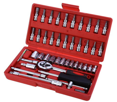 High Quality 46pcs 1/4-Inch Socket Set Car Repair Tool set