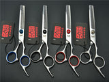 6'' Japan Kasho TOP GRADE Hairdressing Scissors 6CR Factory Price Barbers Cutting Scissors Thinning Shears Hair Scissors