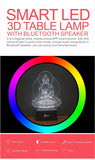 Buddha 3D Music Bluetooth Speaker Desk Table LampUSB LED