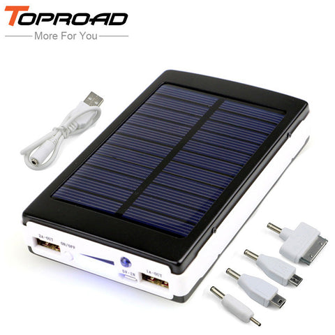 Portable Solar Power Bank 12000MAH Powerbank