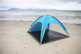 4 People Beach Tent Ultralight Beach Camping Tent Sun Shelter Large