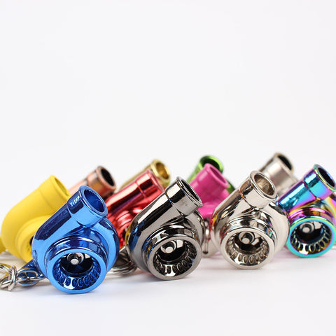 Sleeve Bearing Spinning Turbo Turbine Keychain Key Chain Keyring