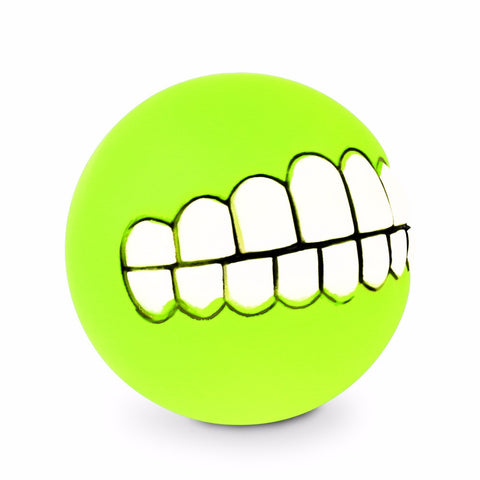 Pet Puppy Dog Funny Ball Teeth Silicon Toy Chew Sound Dogs Play Toys