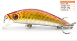 Lifelike Minnow Fishing Lure 7CM 8.5G 6#