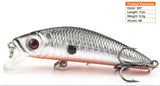 Lifelike Minnow Fishing Lure 7CM 8.5G 6#