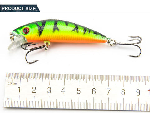 Lifelike Minnow Fishing Lure 7CM 8.5G 6#