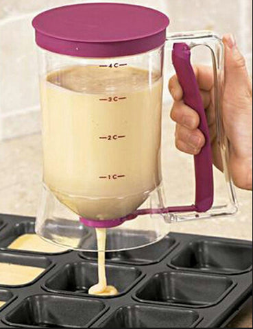 New Cupcakes Pancakes Cookie Cake Muffins Baking Waffles Batter Dispenser