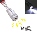 Steel LED Magnetic Telescopic Pen Extendable Telescopic Flexible LED Torch Magnetic Pick-Up Tool