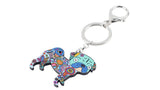 Pug Dog KeyChain Key Ring