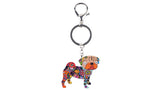 Pug Dog KeyChain Key Ring