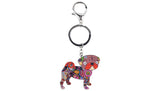 Pug Dog KeyChain Key Ring