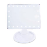 LED Touch Screen Makeup Mirror Professional Vanity Mirror With 22 LED Lights Adjustable 360 Rotating with 10X Magnifier