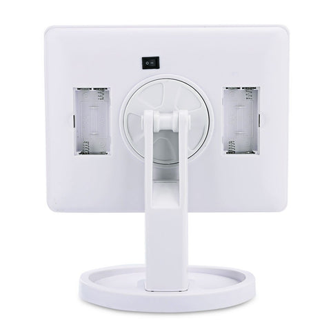 LED Touch Screen Makeup Mirror Professional Vanity Mirror With 22 LED Lights Adjustable 360 Rotating with 10X Magnifier