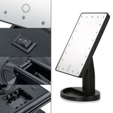 LED Touch Screen Makeup Mirror Professional Vanity Mirror With 22 LED Lights Adjustable 360 Rotating with 10X Magnifier