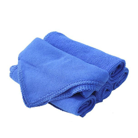 6PCS Blue Absorbent Wash Cloth  Car wash Auto Care Microfiber