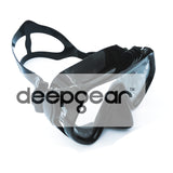 DEEPGEAR CAMERA SCUBA DIVING MASK SNORKEL SET Black silicon