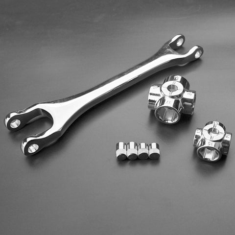 Wrench 12-19/8-21/10-22mm 8 IN 1 Socket Wrench Spanner Key Multi Tool Hand Tools