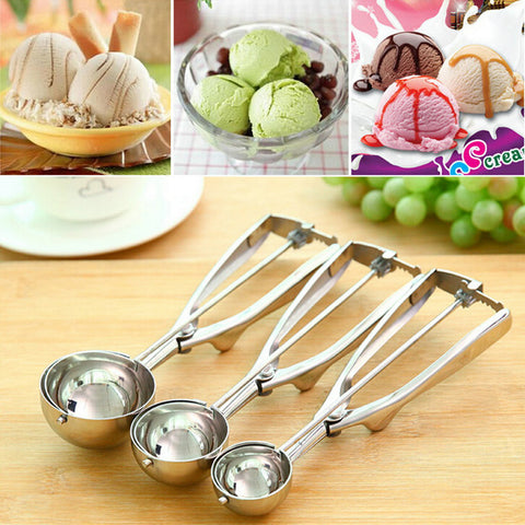 4CM 5CM 6CM Kitchen Ice Cream Mash Potato Scoop Stainless Steel