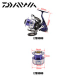 DAIWA FREAMS LTD 2500 3000 4000 Spinning Fishing Reel METAL BODY 4BB Waterproof Digigear Sea Fishing Wheel