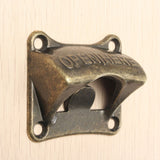 Vintage Bronze Wall Mounted Opener Wine Beer Soda Glass Cap Bottle Opener Kitchen Bar Gift Zinc Alloy About 65x60x30mm