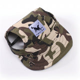 Dog Hat With Ear Holes Summer Canvas  Baseball Cap For Small Pet Dog Outdoor Accessories Hiking Pet Products -10 Styles