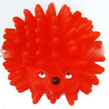 Mini Hedgehog Shape Pet Dog Puppy Squeaky Chew Toy Squeaker Ball Funny Toys Random Color