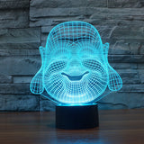 Maitreya Buddha 3D Illusion LED Night Light