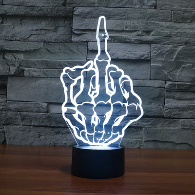 middle finder 3d night lamp