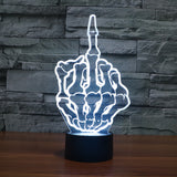 middle finder 3d night lamp