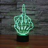middle finder 3d night lamp
