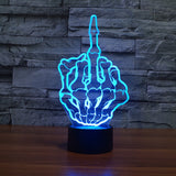 middle finder 3d night lamp