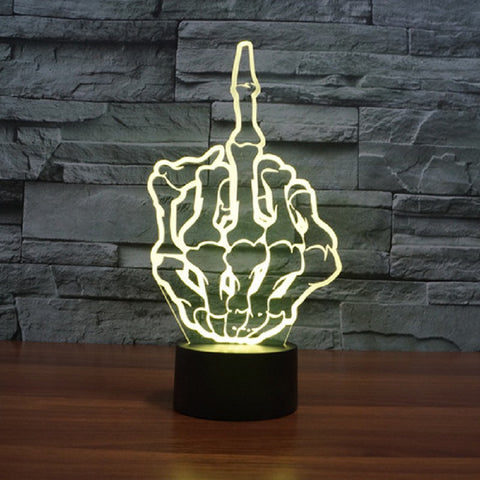 middle finder 3d night lamp