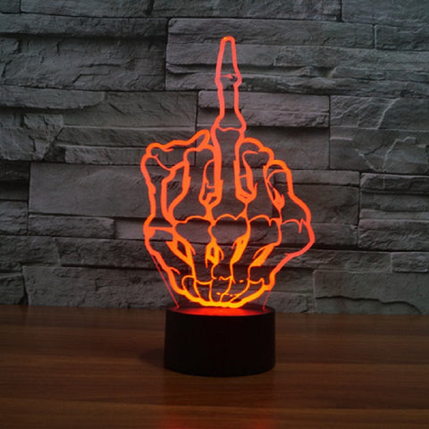 middle finder 3d night lamp