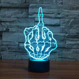 middle finder 3d night lamp