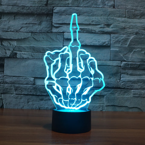 middle finder 3d night lamp